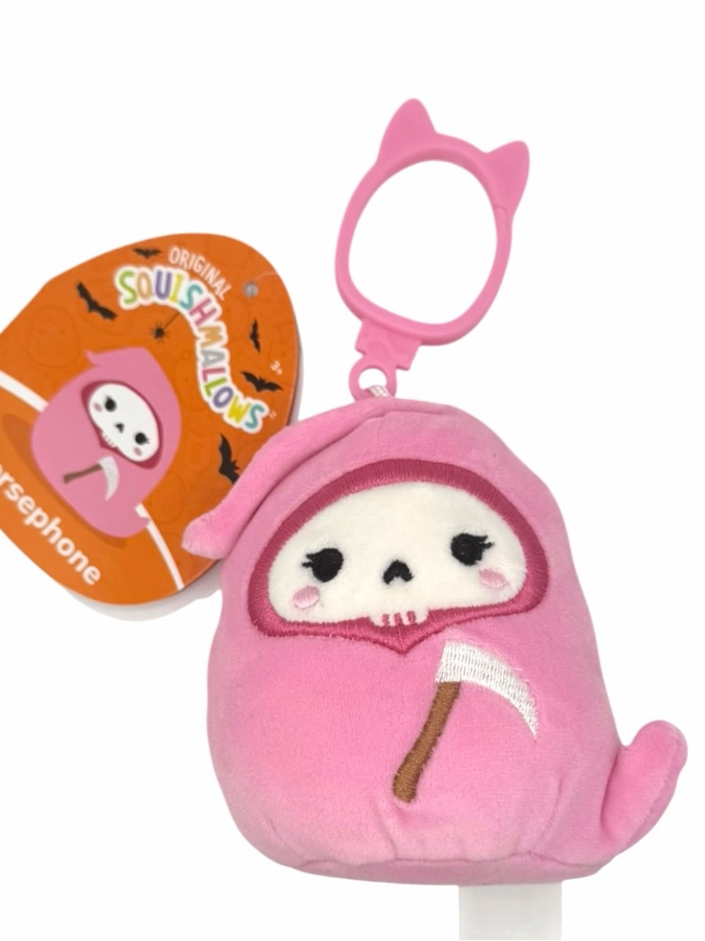 Squishmallows Persephone Grim Reaper Clip